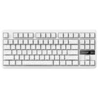 Tastatură Mchose G87 White Gaming, Fără fir