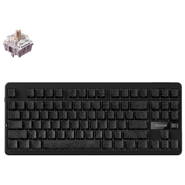 Клавиатура Mchose G87 Черный Игровой, Беспроводные photo 1