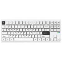 Tastatură Mchose GX87 Ultra White Gaming, Fără fir