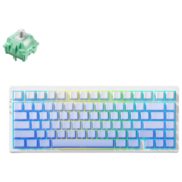 Tastatură Mchose G75 Pro Glacier Blue Gaming, Fără fir photo 1