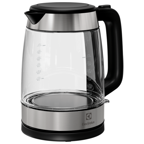 Ceainic electric Electrolux E4GK1-4GB Black 2200 W, 1.7l, Material interior: Inox photo 1
