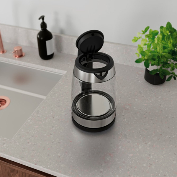 Ceainic electric Electrolux E4GK1-4GB Black 2200 W, 1.7l, Material interior: Inox photo 2