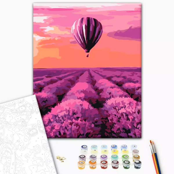 Pictură pe numere BrushMe Balon Provence RBS32305FC 40 x 30 cm, Pânză photo 2