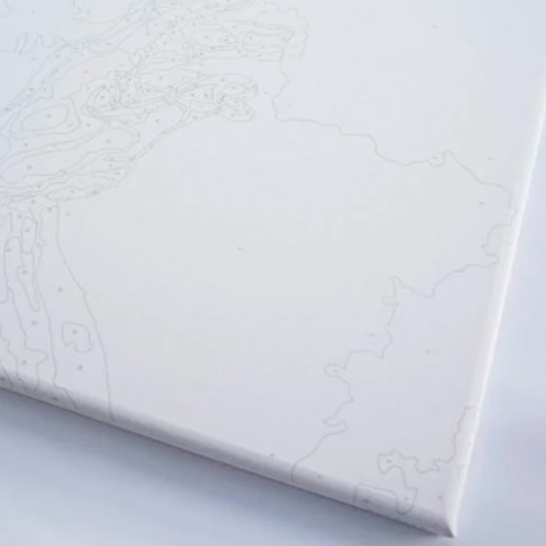 Pictură pe numere BrushMe Tigrul drăgălaș RBS24302FC 40 x 30 cm, Pânză photo 4