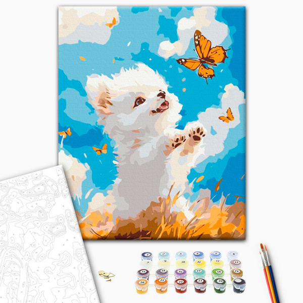 Pictură pe numere BrushMe Joc în Kvatch KBS0186FC 40 x 30 cm, Pânză photo 2