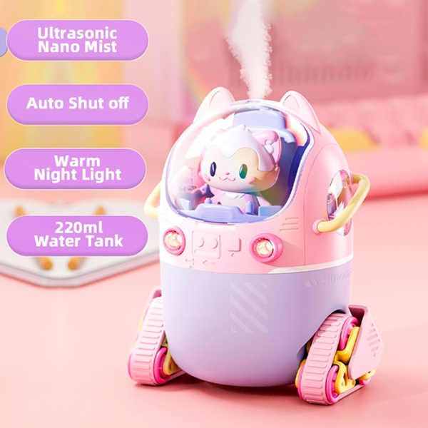 Umidificator de aer Cute Pet MJ066 Purple  photo 2
