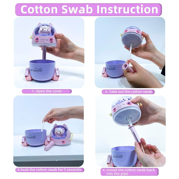 Umidificator de aer Cute Pet MJ066 Purple  photo 8