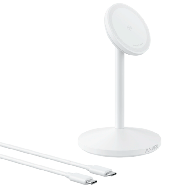 Сетевое зарядное устройство Anker MagGo Single Stand (25 Вт) Белый 3 A / Белый photo 1