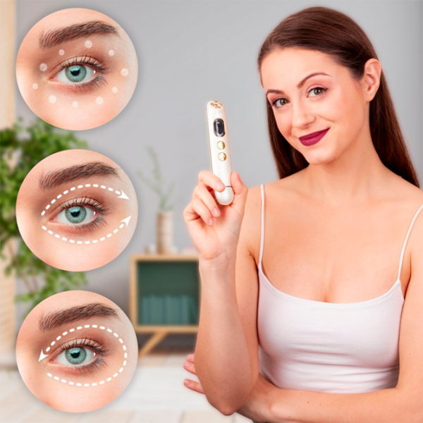 Aparat de masaj Insportline Eyewish White  photo 3