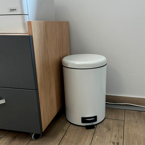 Мусорное ведро Hydro-S Elite Белый Нержавеющая сталь, 12л photo 3