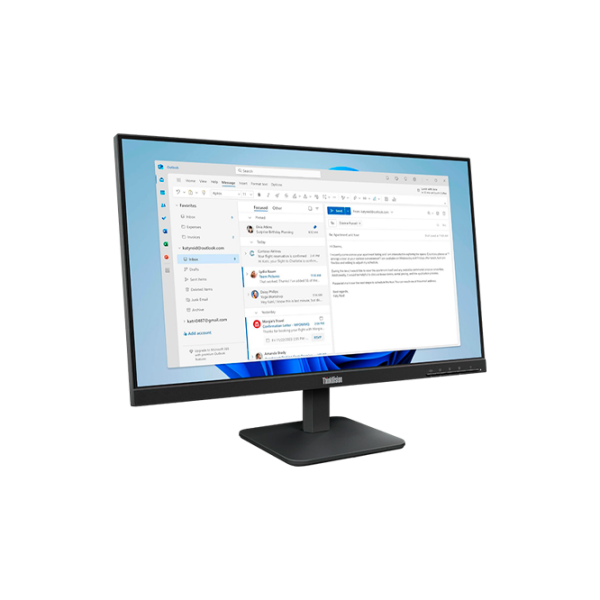 Монитор Lenovo ThinkVision S24-4e Черный 23.8" Full HD IPS WLED photo 4