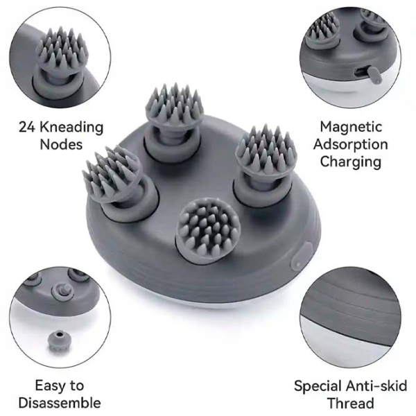 Aparat de masaj Insportline Scalp OSK-701 136-17 Gray  photo 4