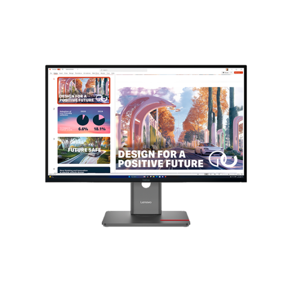 Монитор Lenovo ThinkVision P27QD-40 Черный 27" 2K IPS WLED photo 1