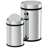 Coș de gunoi Hydro-S Practic Silver Inox, 20l