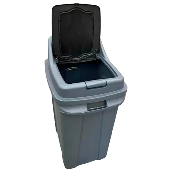 Coș de gunoi Planet 0430540 Gray Plastic, 70l photo 2