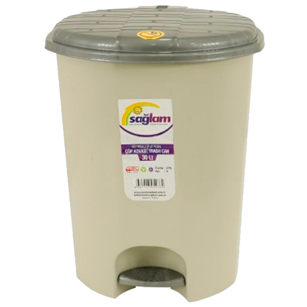 Мусорное ведро Hydro-S 0432760 Бежевый Пластик, 30л photo 2