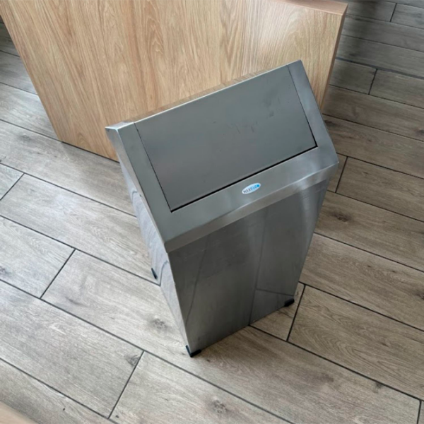 Coș de gunoi Hydro-S Swing Silver Inox, 36l photo 3