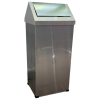 Coș de gunoi Hydro-S Swing Silver Inox, 16l