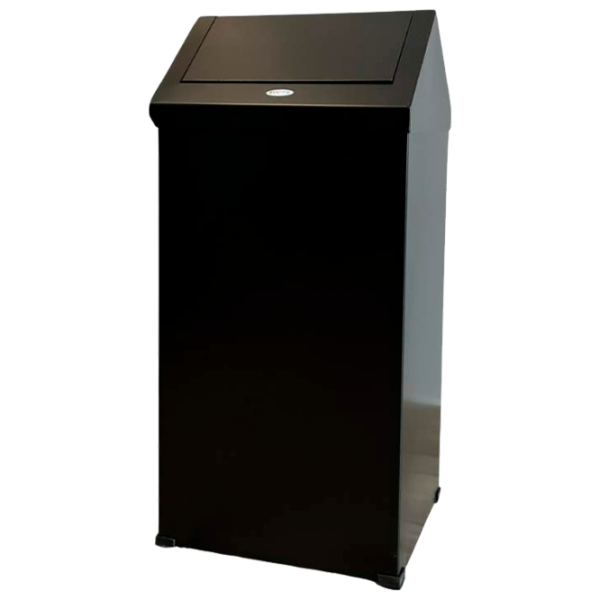 Coș de gunoi Hydro-S Swing Black Inox, 36l photo 1