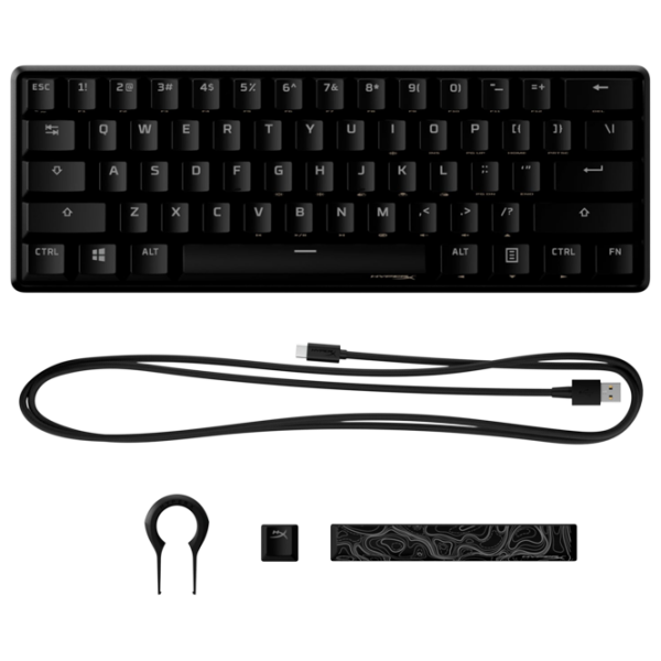 Tastatură HyperX Alloy Origins 60 Black Gaming, Cu fir photo 6
