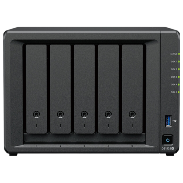 DiscStation Synology DS1525+ Black  photo 2