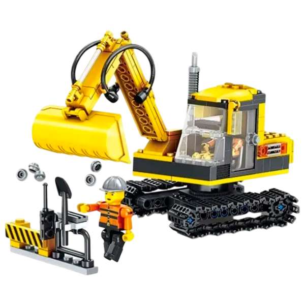 Constructor Peizhi Construction Yellow Numărul de piese 264, 6+ photo 2