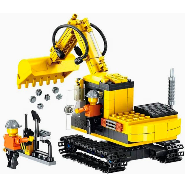 Constructor Peizhi Construction Yellow Numărul de piese 264, 6+ photo 4