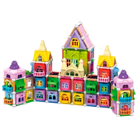 Constructor Richi Căsuțele Multicolor Numărul de piese 168, 6+
