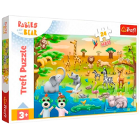 Puzzle Trefl Младенцы и животные (143737) Количество деталей: 24, Рекомендуемый возраст: 3+
