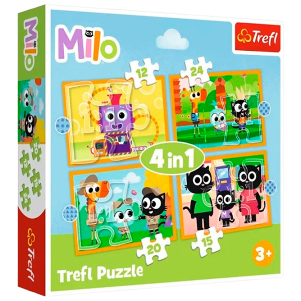 Puzzle Trefl Milo (34654) Количество деталей: 24, Рекомендуемый возраст: 3+ photo 1