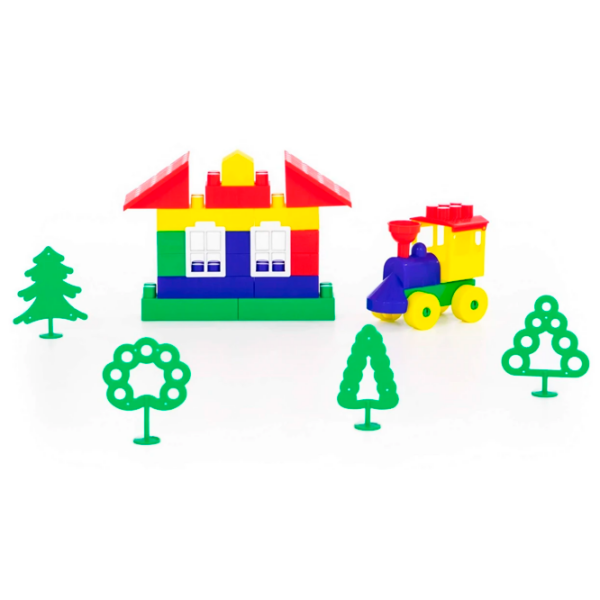 Constructor Полесье Builder Multicolor Numărul de piese 75 , 3+ photo 3