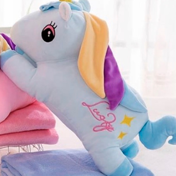 Jucărie moale ChiToys Animals Unicorn 86824 Blue 3+ photo 2