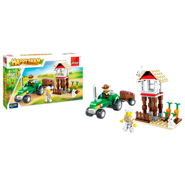 Constructor Peizhi Happy Farm Green Numărul de piese 179, 6+ photo 1