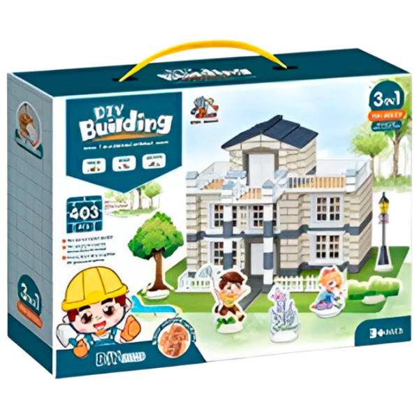 Constructor Richi Tichi Building Gray Numărul de piese 403, 6+ photo 1