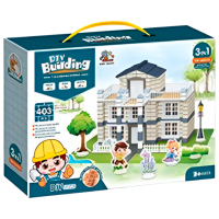 Constructor Richi Tichi Building Gray Numărul de piese 403, 6+
