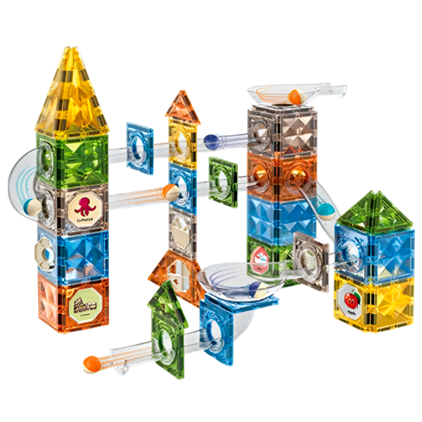 Constructor ChiToys Magic Magnetic Blocks Multicolor Numărul de piese 128, 3+ photo 1