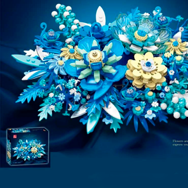 Constructor Richi Tichi Flowers Blue Numărul de piese 917, 6+ photo 2