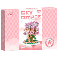 Constructor Richi Tichi Sky Cottage Pink Numărul de piese , 14+