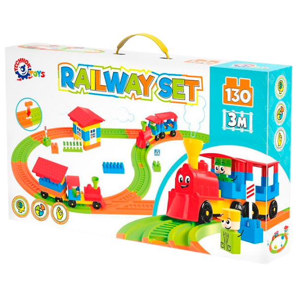 Constructor Technok Toys Terminal 2 Multicolor Numărul de piese 121, 4+ photo 1