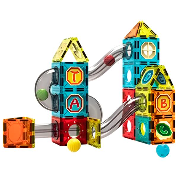 Constructor ChiToys Colorful Magnetic Multicolor Numărul de piese , 3+ photo 1