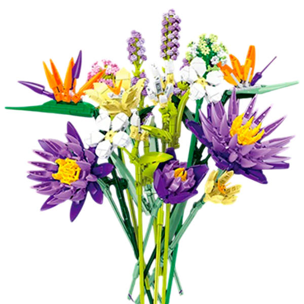 Constructor Richi Flowers Green Numărul de piese 891, 6+ photo 1