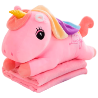 Jucărie moale ChiToys Animals Unicorn 86831 Pink 0+