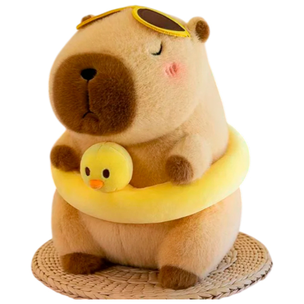 Jucărie moale ChiToys Animals Capibara 86688 Brown 3+ photo 3