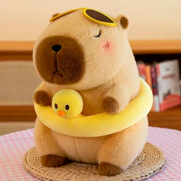 Jucărie moale ChiToys Animals Capibara 86688 Brown 3+ photo 5
