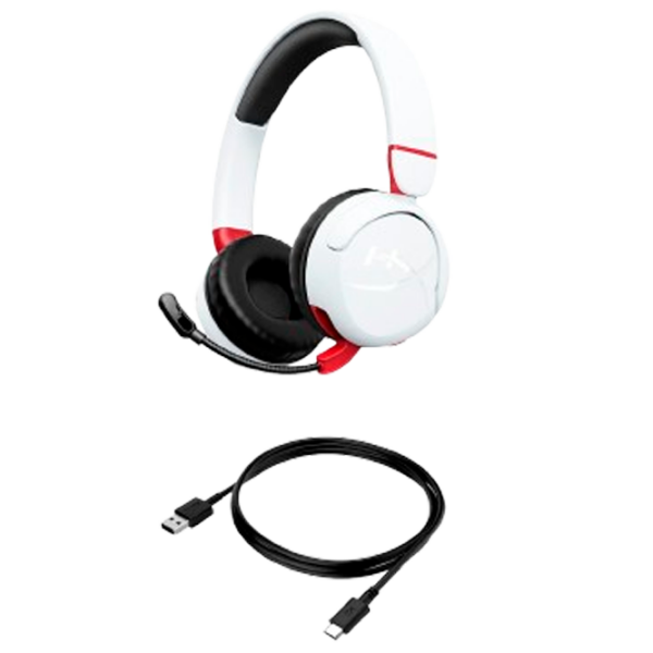 Căști HyperX Cloud Mini wireless White Fără fir / Gaming / On the ear photo 1