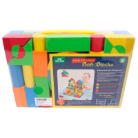 Constructor ChiToys Soft Blocks Multicolor Numărul de piese 81, 18+ luni
