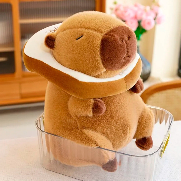 Мягкая игрушка ChiToys Animals Capibara 86657 Коричневый 3+ photo 3