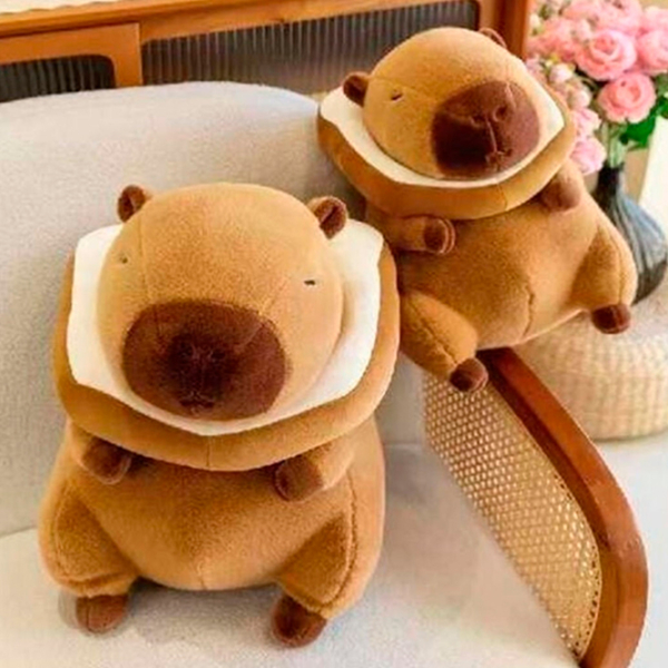 Мягкая игрушка ChiToys Animals Capibara 86657 Коричневый 3+ photo 4