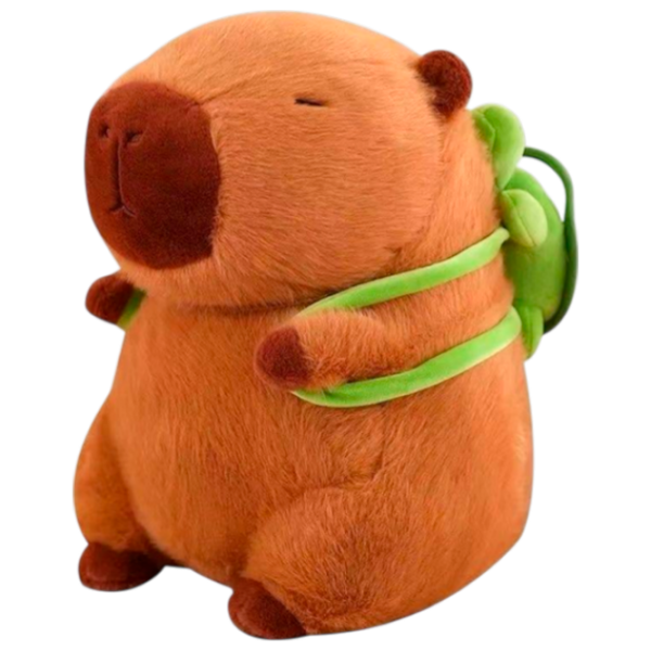 Мягкая игрушка ChiToys Animals Capibara 86640 Коричневый 3+ photo 1