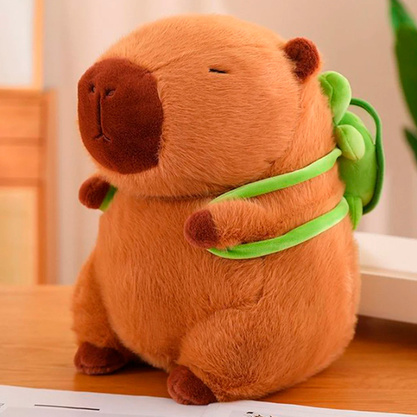 Мягкая игрушка ChiToys Animals Capibara 86640 Коричневый 3+ photo 2